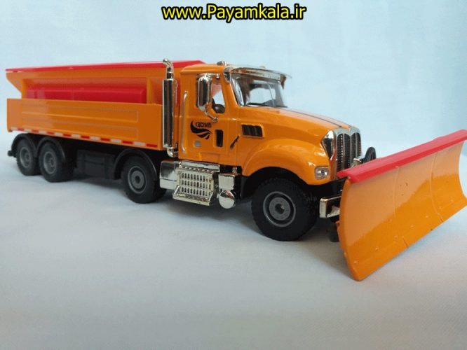 ماکت کامیون برف روبی (KDW 1:50) جعبه دار (TRUCK MODEL BY KDW) 