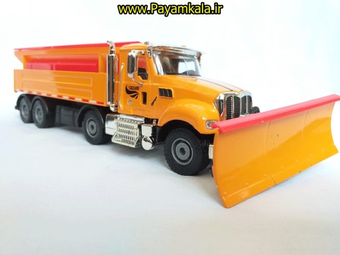 ماکت کامیون برف روبی (KDW 1:50) جعبه دار (TRUCK MODEL BY KDW) 