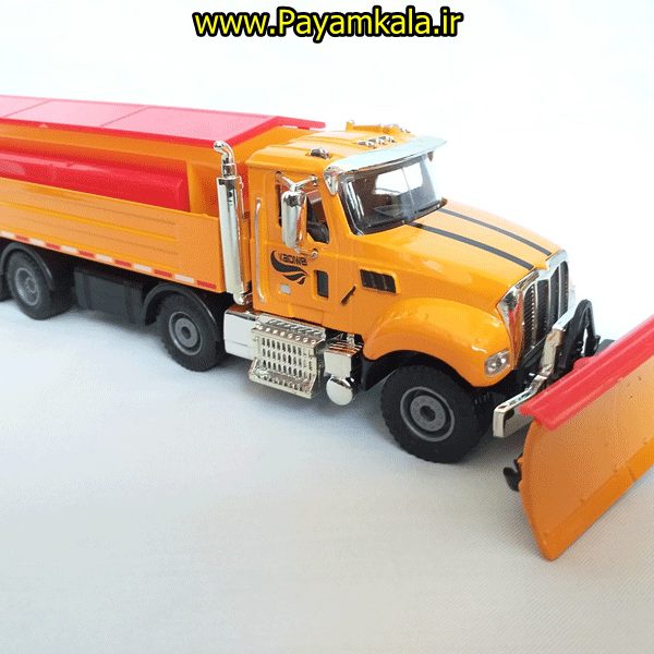 ماکت کامیون برف روبی (KDW 1:50) جعبه دار (TRUCK MODEL BY KDW) 