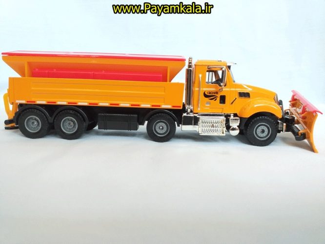 ماکت کامیون برف روبی (KDW 1:50) جعبه دار (TRUCK MODEL BY KDW) 