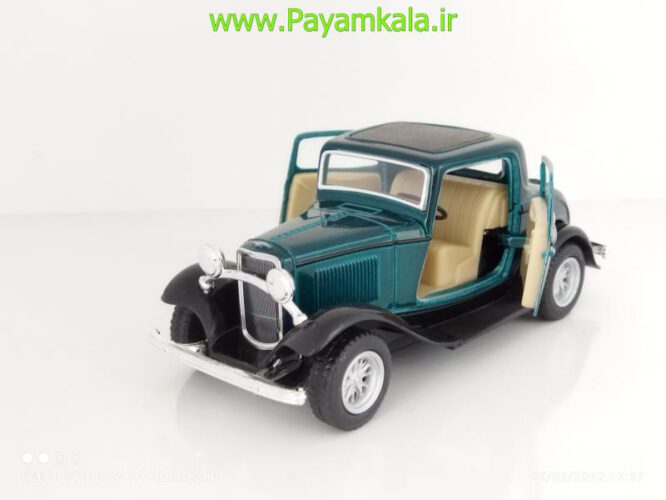 ماشین فلزی فورد (FORD 3-WINDOW COUPE 1932 BY KINSMART)