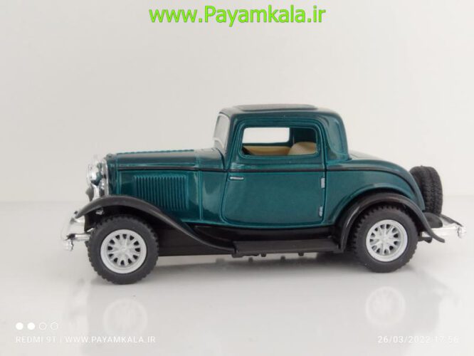 ماشین فلزی فورد (FORD 3-WINDOW COUPE 1932 BY KINSMART)