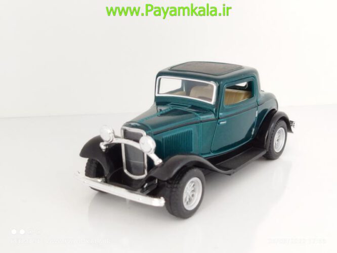 ماشین فلزی فورد (FORD 3-WINDOW COUPE 1932 BY KINSMART)