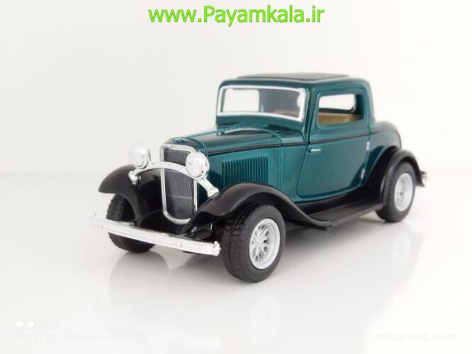 ماشین فلزی فورد (FORD 3-WINDOW COUPE 1932 BY KINSMART)