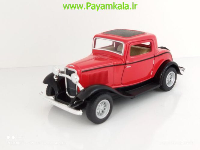 ماشین فلزی فورد (FORD 3-WINDOW COUPE 1932 BY KINSMART)