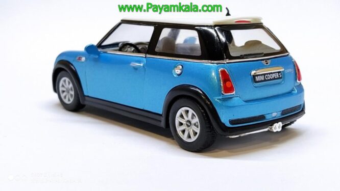 ماشین فلزی مینی کوپر(MINI COOPER S BY KINSMART) آبی