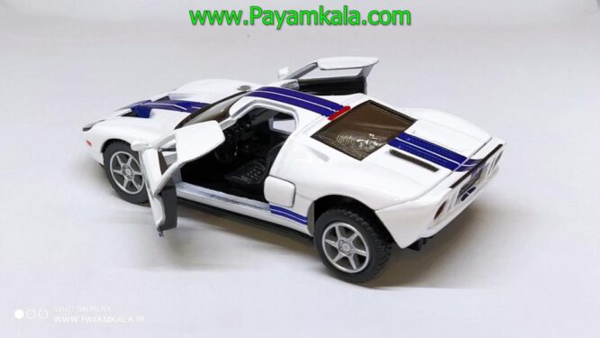 ماشین فلزی فورد (FORD GT 2006 BY KINSMART) سفید