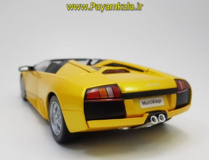 ماکت لامبورگینی بزرگ (LAMBORGHINI MURCIELAGO ROADSTER BY MAISTO) (1:18) زرد