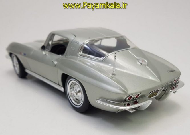 ماکت شورلت کروت بزرگ (CHEVROLET 1965 CORVETTE BY MAISTO) (1:18) طوسی