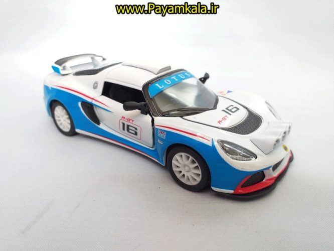 ماشین فلزی لوتوس (LOTUS EXIGE R-GT 2012 BY KINSMART) 