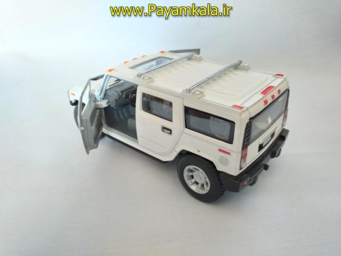 ماشین فلزی هامر(HUMMER H2 SUV 2008 BY KINSMART) سفید