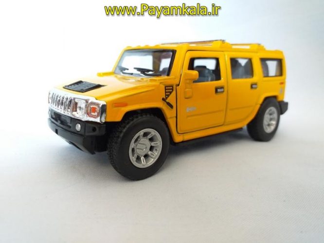 ماشین فلزی هامر(HUMMER H2 SUV 2008 BY KINSMART) زرد