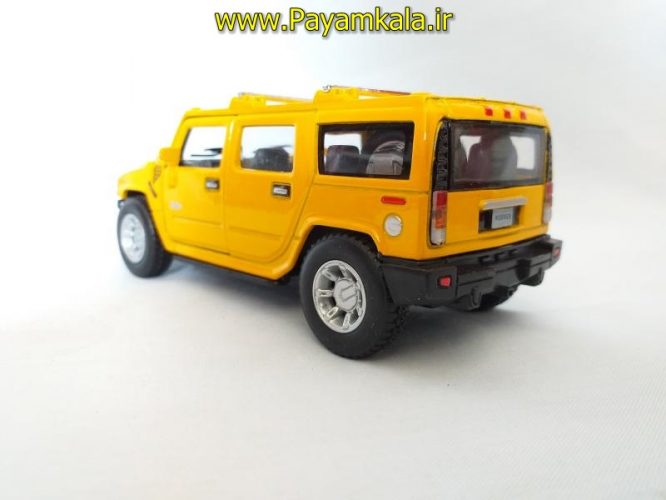 ماشین فلزی هامر(HUMMER H2 SUV 2008 BY KINSMART) زرد