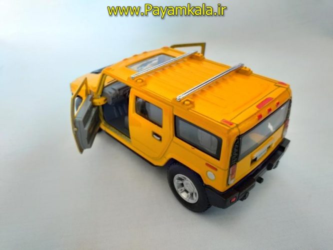 ماشین فلزی هامر(HUMMER H2 SUV 2008 BY KINSMART) زرد