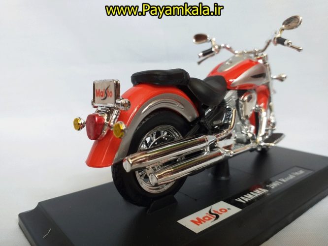 ماکت فلزی موتورسیکلت یاماها(1:18)(YAMAHA 2001 ROAD STAR BY MAISTO)