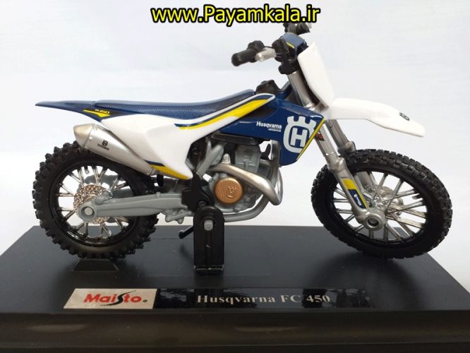 ماکت فلزی موتورسیکلت هسکوارنا(1:18)(HUSQVARNA FC 450 BY MAISTO)