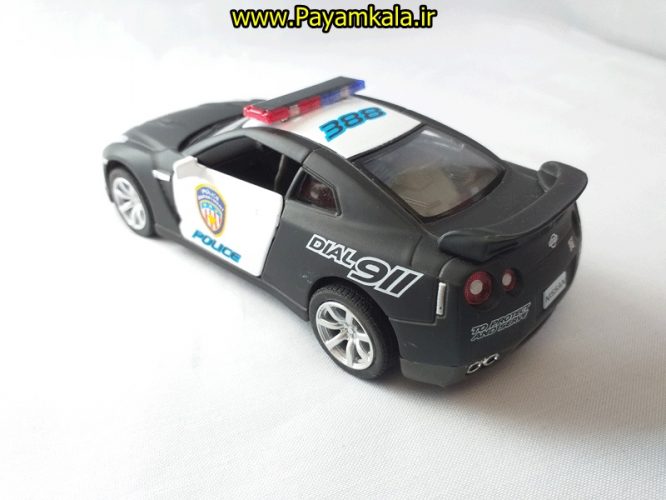 نیسان عقبکش (NISSAN GT-R R35 2009 BY KINSMART) پلیس