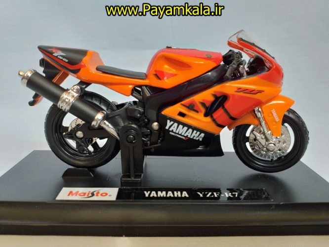 ماکت فلزی موتورسیکلت یاماها(1:18)(YAMAHA YZF-R7 BY MAISTO)