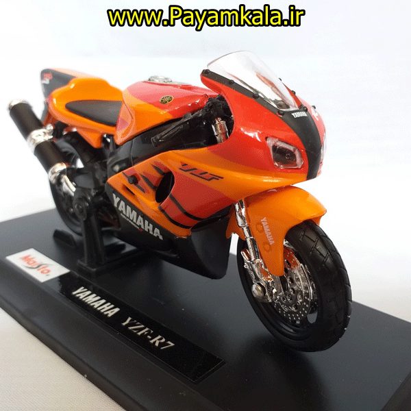 ماکت فلزی موتورسیکلت یاماها(1:18)(YAMAHA YZF-R7 BY MAISTO)