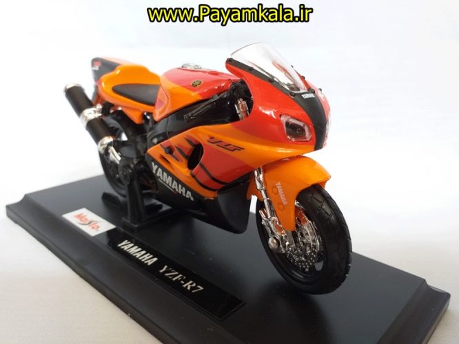 ماکت فلزی موتورسیکلت یاماها(1:18)(YAMAHA YZF-R7 BY MAISTO)