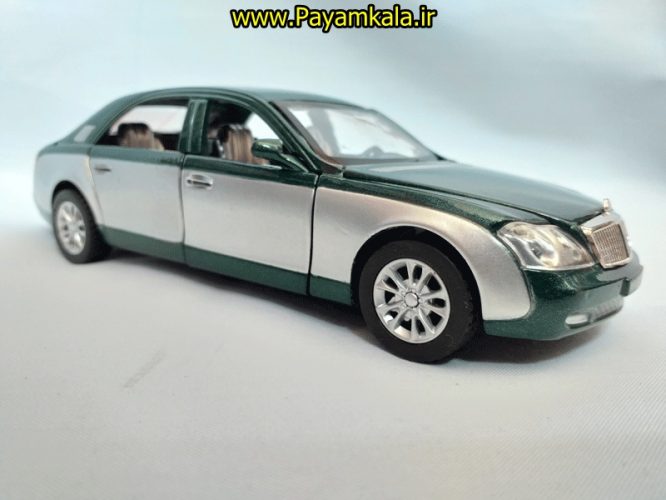 ماشین فلزی میباخ (1:28) (MAYBACH BY DIECAST REPLIKA) سبز