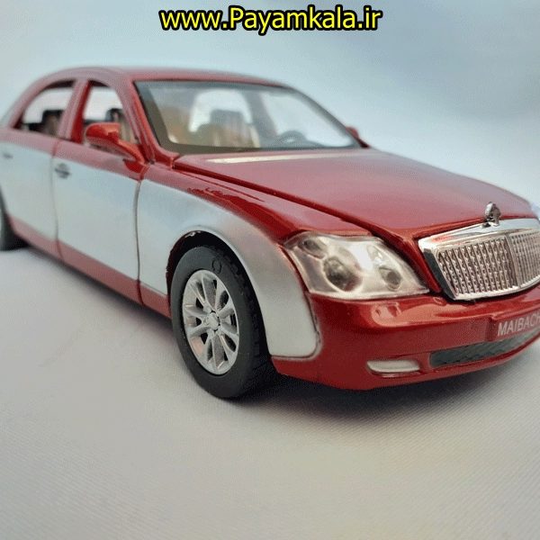 ماشین فلزی میباخ (1:28) (MAYBACH BY DIECAST REPLIKA) قرمز