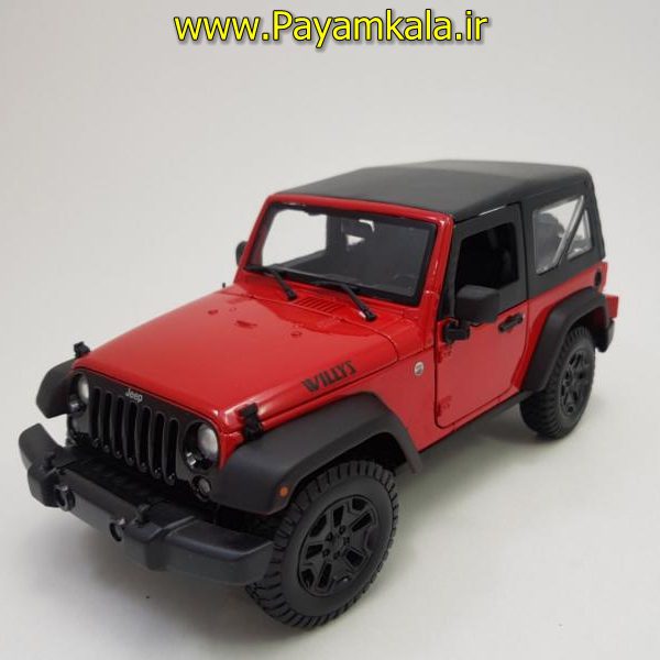 ماکت جیپ رانگلر (1:18) (JEEP 2014 WRANGLER BY MAISTO)