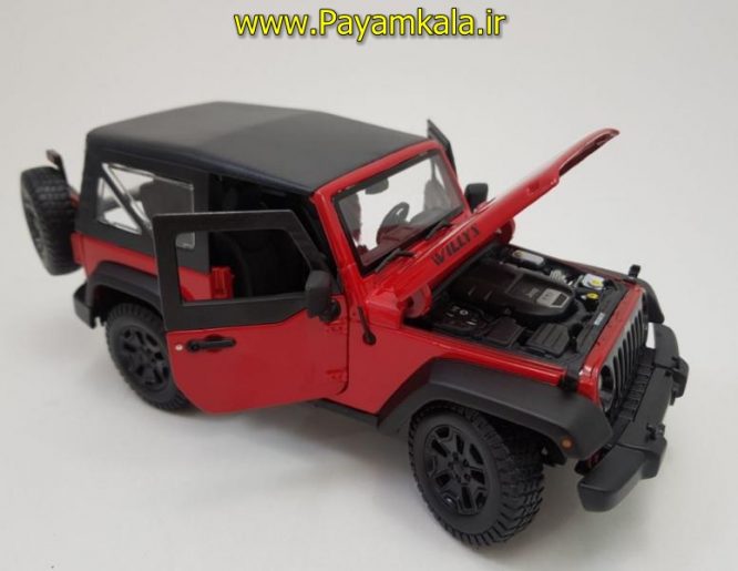 ماکت جیپ رانگلر (1:18) (JEEP 2014 WRANGLER BY MAISTO)