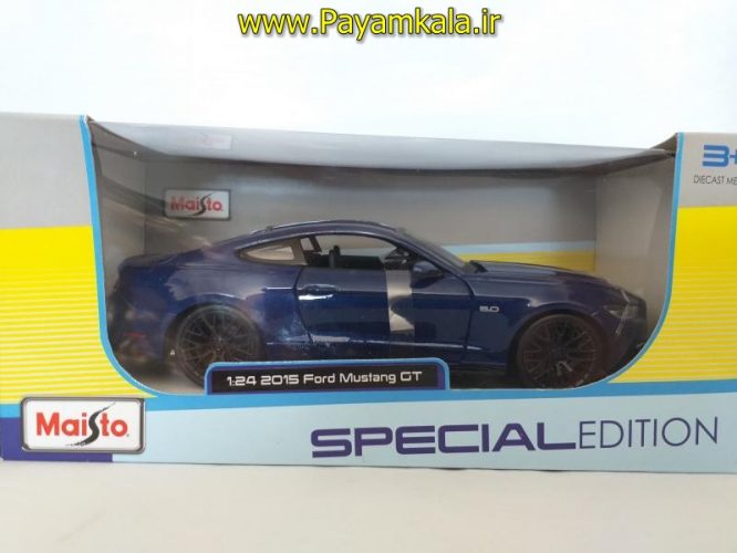 ماکت فورد موستانگ (1:24) (FORD MUSTANG GT 2015 BY MAISTO)