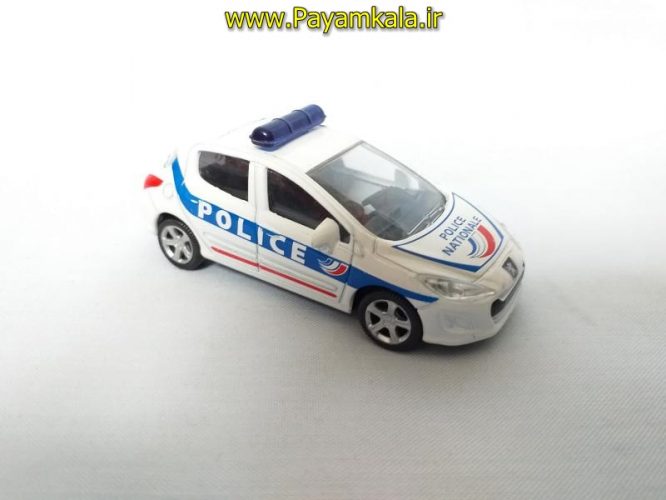 ماکت مینیاتوری پژو 308 پلیس (1:64)(PEUGEOT 308 BY NOREV) سفید