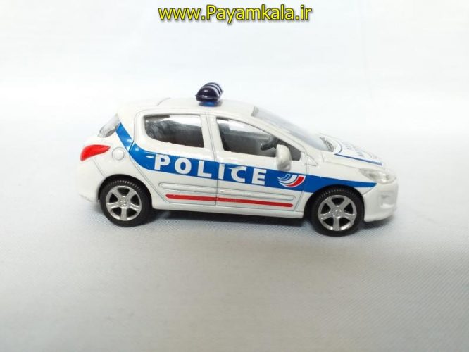 ماکت مینیاتوری پژو 308 پلیس (1:64)(PEUGEOT 308 BY NOREV) سفید