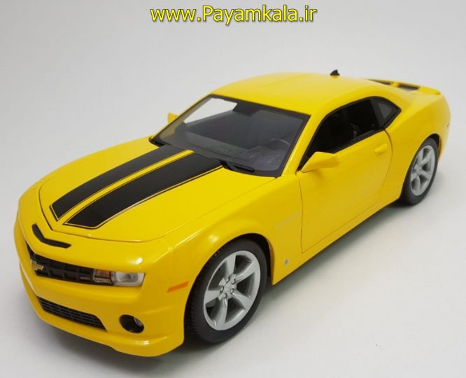 ماکت شورلت (1:18)(CHEVROLET 2010 CAMARO SS BY MAISTO) زرد