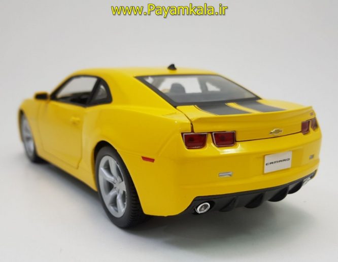 ماکت شورلت (1:18)(CHEVROLET 2010 CAMARO SS BY MAISTO) زرد