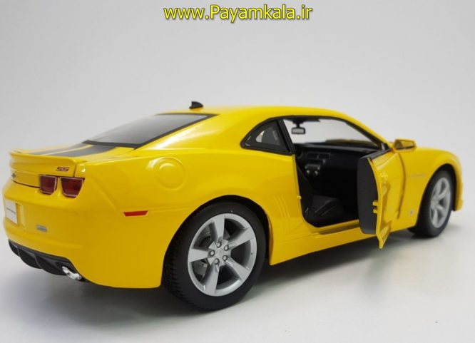 ماکت شورلت (1:18)(CHEVROLET 2010 CAMARO SS BY MAISTO) زرد