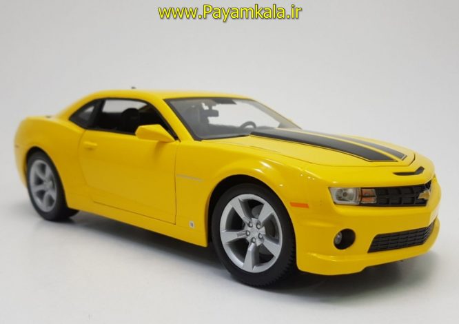 ماکت شورلت (1:18)(CHEVROLET 2010 CAMARO SS BY MAISTO) زرد