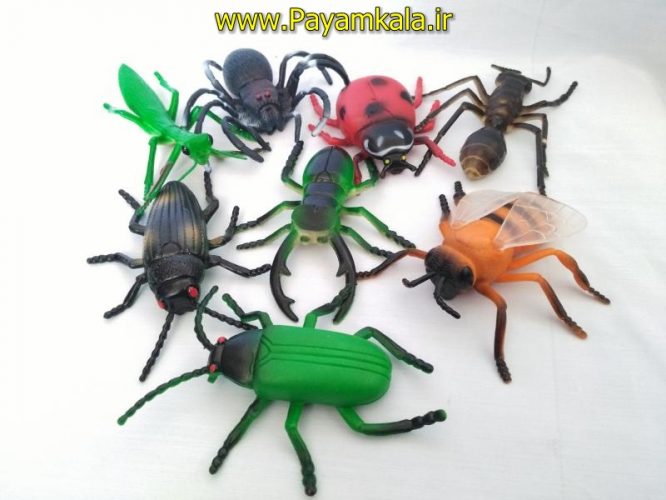 بسته هشت تایی فیگور حشرات ( Figure Insects)