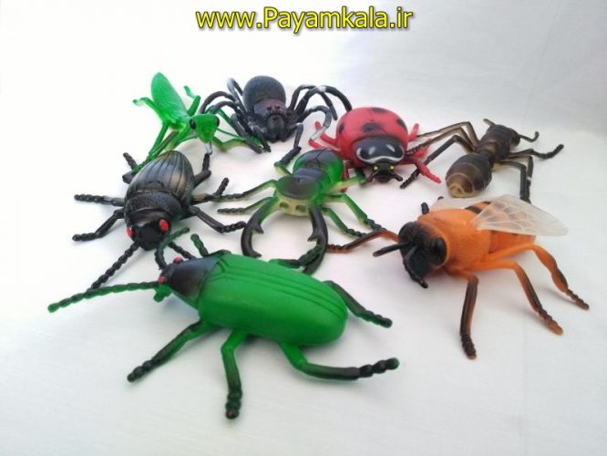 بسته هشت تایی فیگور حشرات ( Figure Insects)