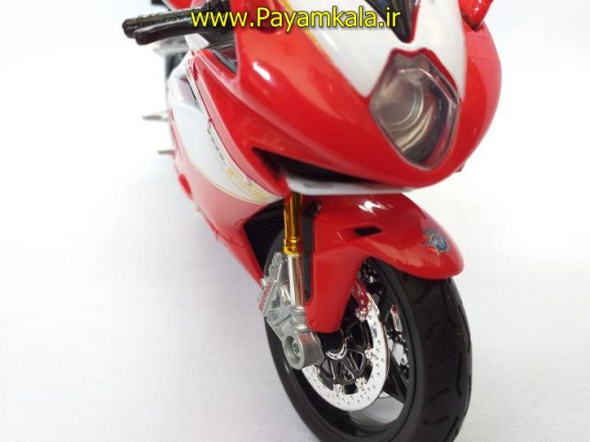 ماکت فلزی موتورسیکلت ام وی (MV AGUSTA F4 RR 2012 BY MAISTO)(1/12)