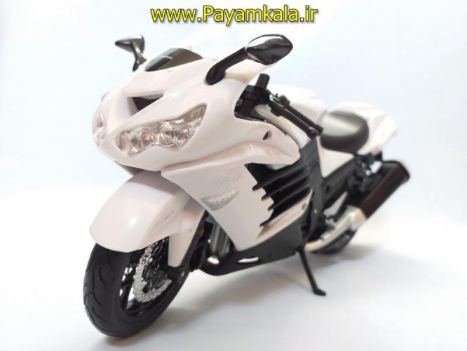 ماکت فلزی موتورسیکلت کاوازاکی (KAWASAKI NINJA ZX-14R BY MAISTO)(1/12)