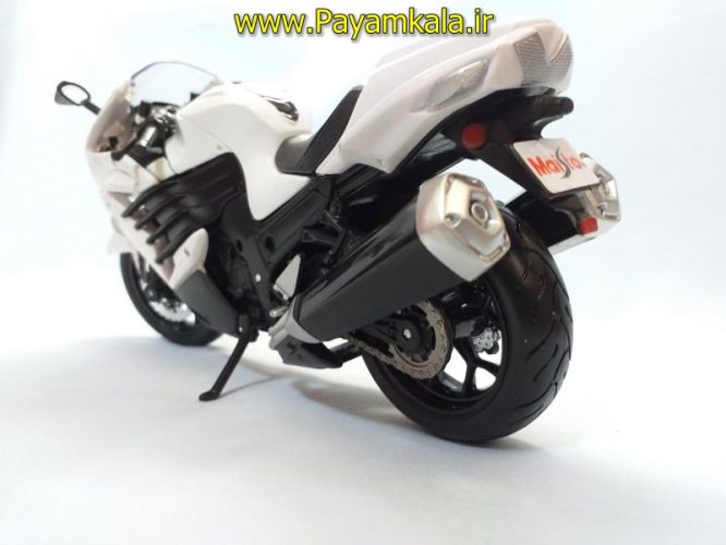 ماکت فلزی موتورسیکلت کاوازاکی (KAWASAKI NINJA ZX-14R BY MAISTO)(1/12)