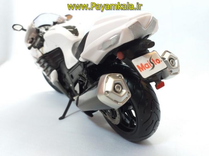 ماکت فلزی موتورسیکلت کاوازاکی (KAWASAKI NINJA ZX-14R BY MAISTO)(1/12)