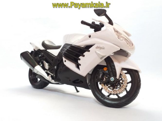 ماکت فلزی موتورسیکلت کاوازاکی (KAWASAKI NINJA ZX-14R BY MAISTO)(1/12)