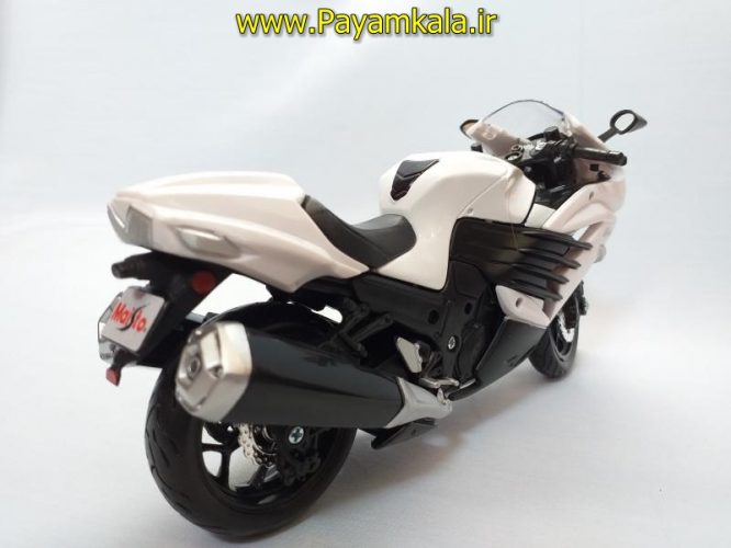 ماکت فلزی موتورسیکلت کاوازاکی (KAWASAKI NINJA ZX-14R BY MAISTO)(1/12)