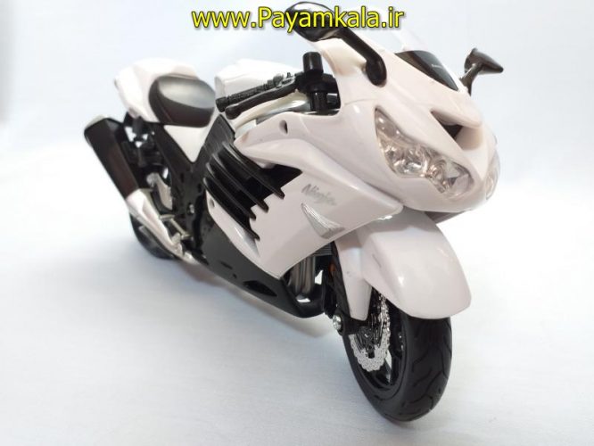 ماکت فلزی موتورسیکلت کاوازاکی (KAWASAKI NINJA ZX-14R BY MAISTO)(1/12)