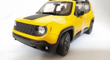 ماکت جیپ بزرگ 1:24 (JEEP RENEGADE TRAILHAWK BY WELLY) زرد