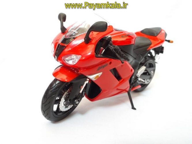 ماکت فلزی موتورسیکلت کاوازاکی (KAWASAKI NINJA ZX-6R BY MAISTO)(1/12)