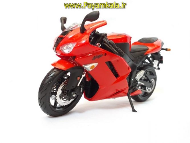 ماکت فلزی موتورسیکلت کاوازاکی (KAWASAKI NINJA ZX-6R BY MAISTO)(1/12)