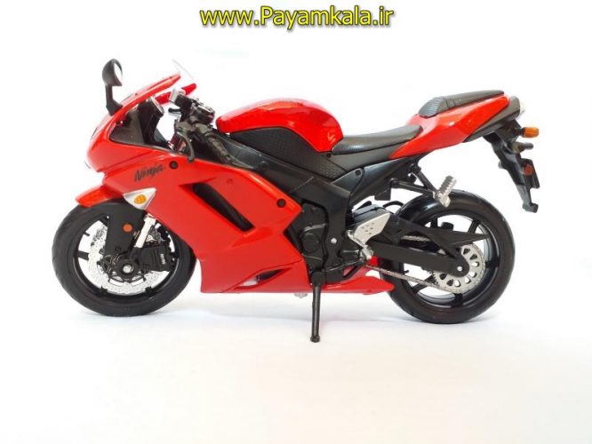 ماکت فلزی موتورسیکلت کاوازاکی (KAWASAKI NINJA ZX-6R BY MAISTO)(1/12)