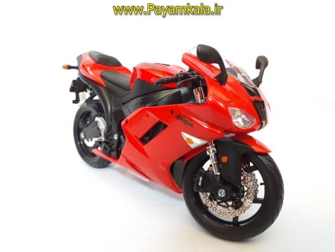 ماکت فلزی موتورسیکلت کاوازاکی (KAWASAKI NINJA ZX-6R BY MAISTO)(1/12)