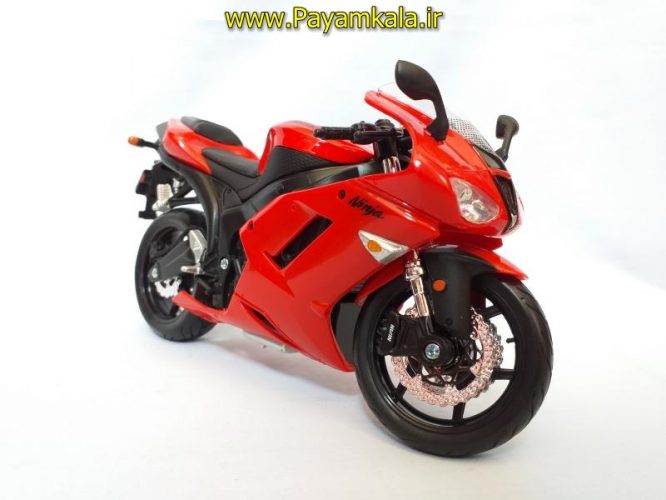 ماکت فلزی موتورسیکلت کاوازاکی (KAWASAKI NINJA ZX-6R BY MAISTO)(1/12)